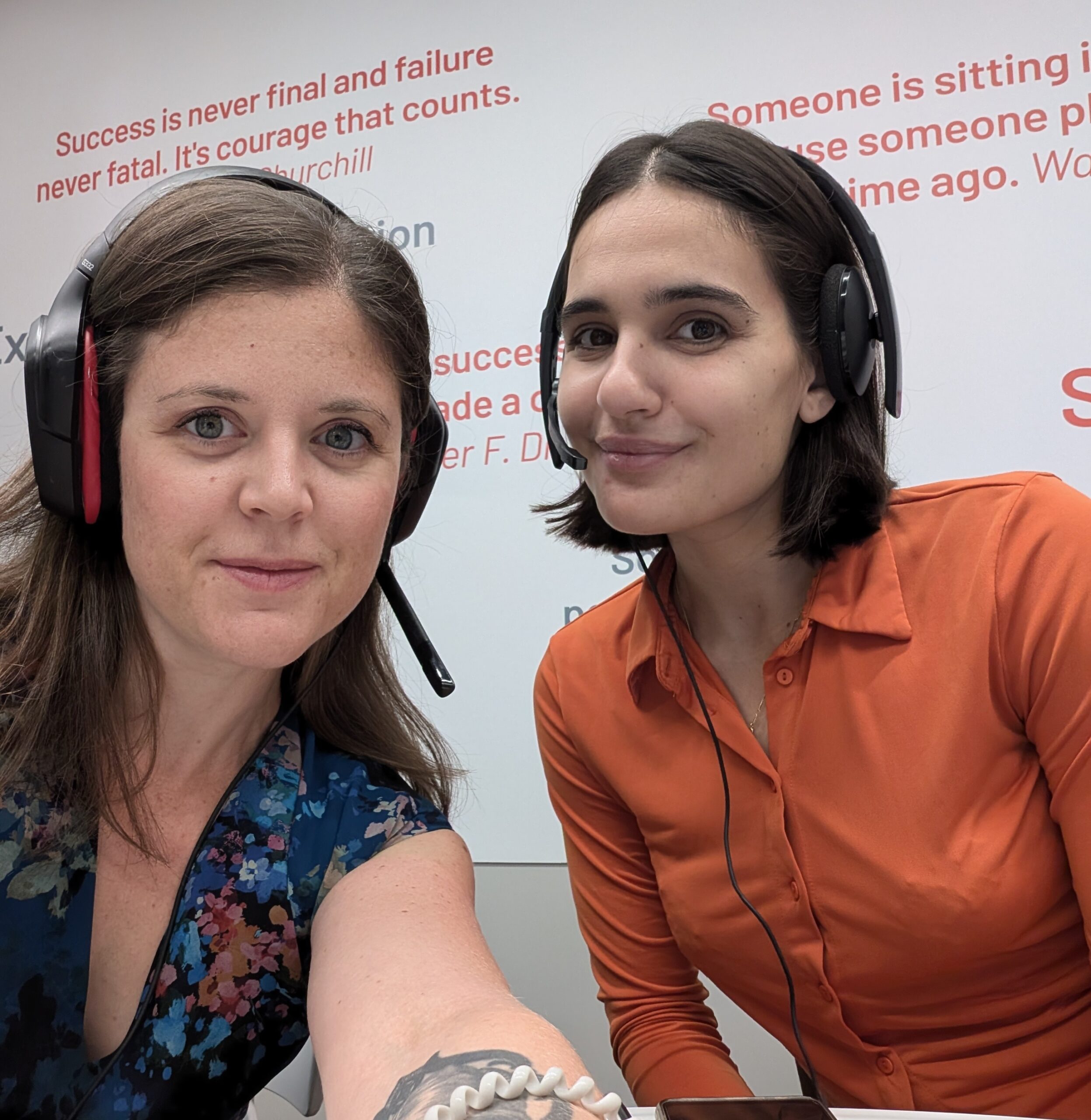 Interpreti italiano-francese al lavoro durante il progetto Easy2Log a Cagliari